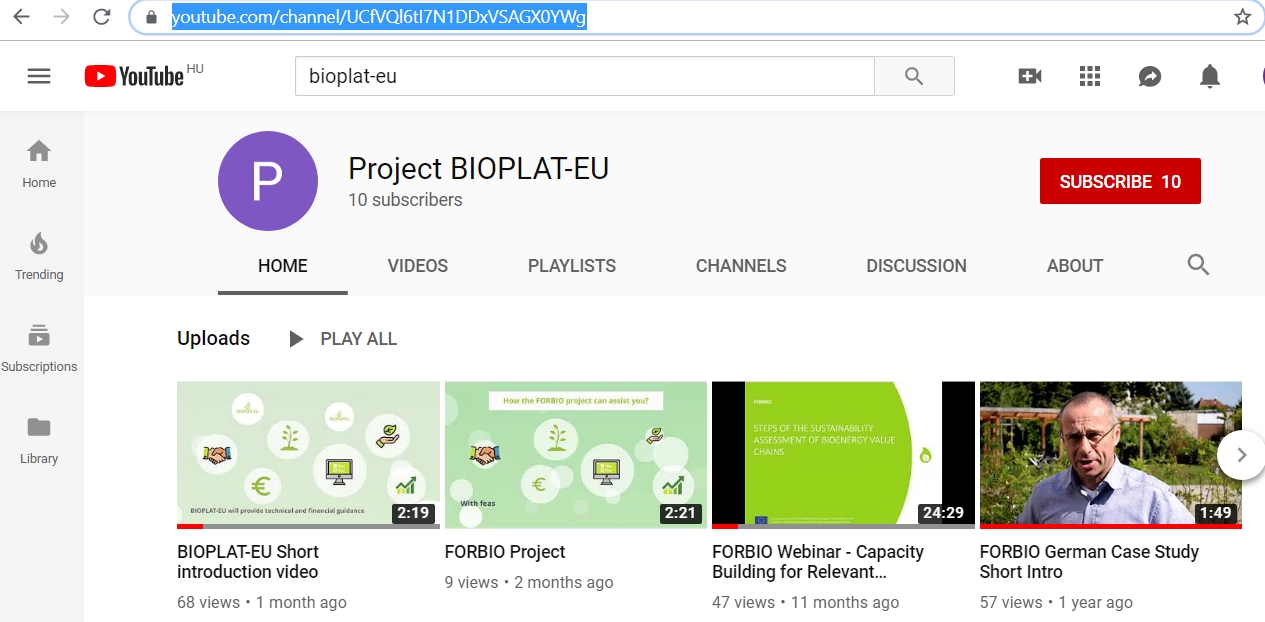 Subscribe to our Youtube channel!