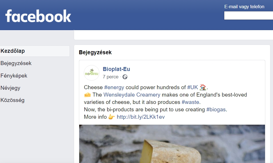 Check out our project at Facebook!